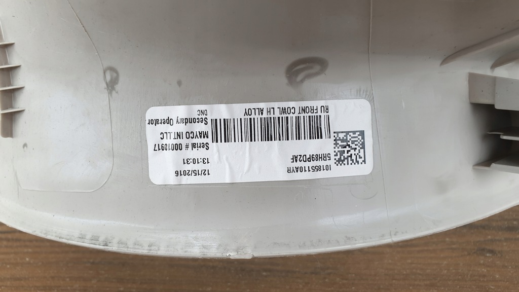 фото №2, Захист поріг ліва chrysler pacifica 2017-