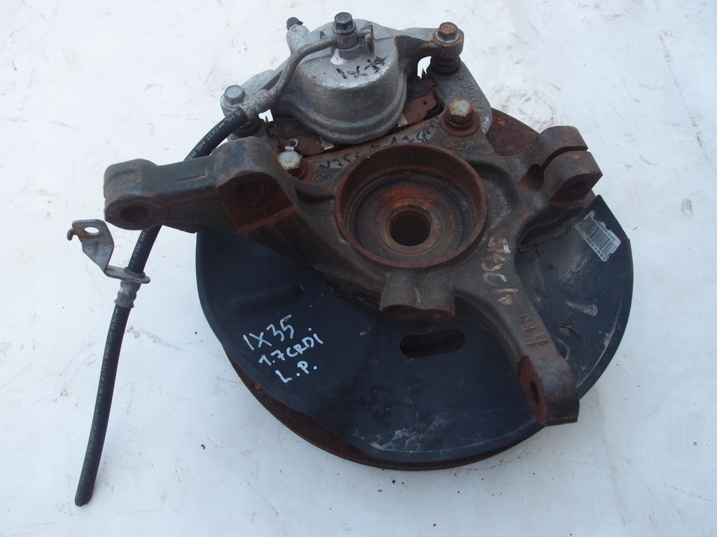 фото №7, Ступица поворотный кулак левый перед hyundai ix35 1.7 crdi