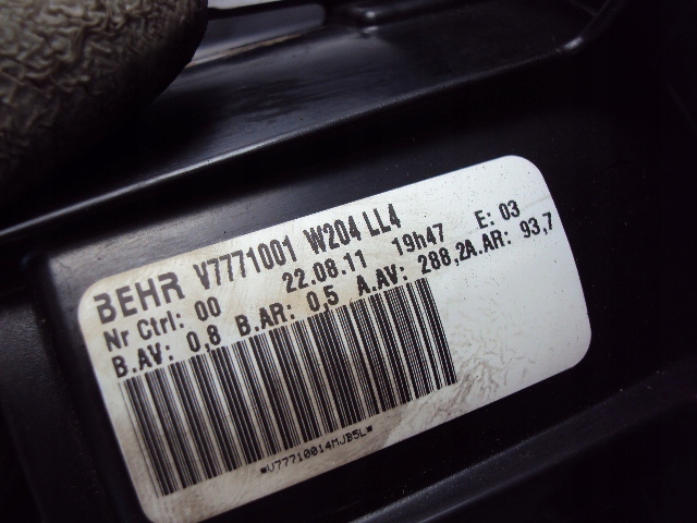 фото №6, Резистор воздуходувка mercedes e-klasa w207 2.2 cdi