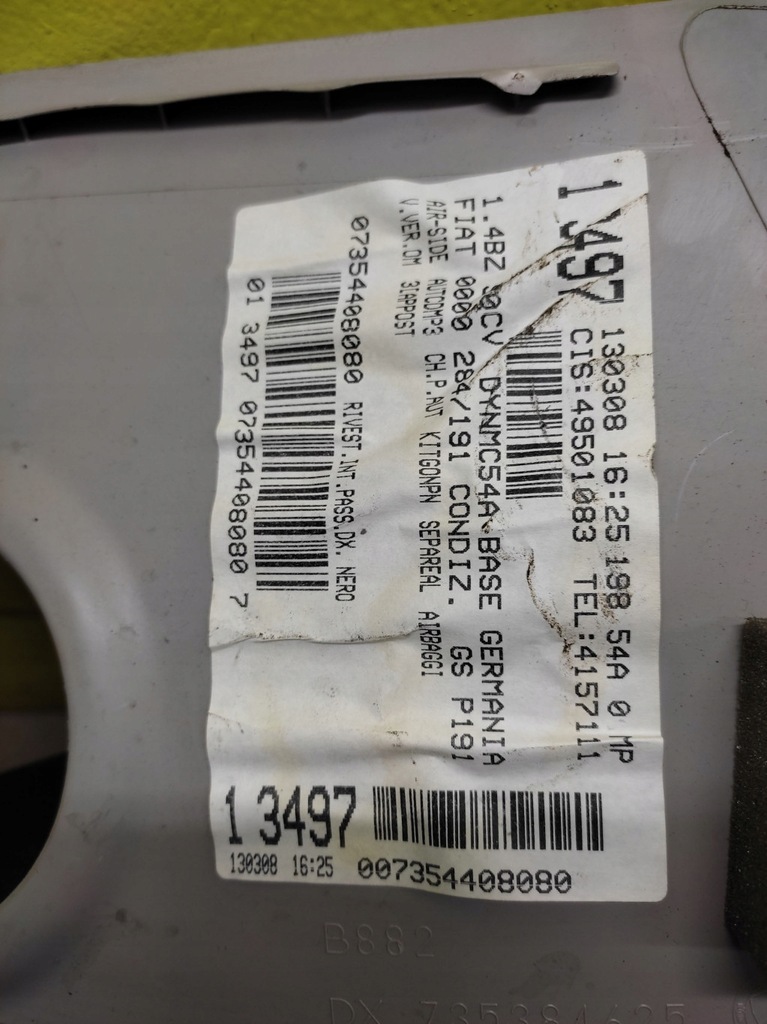 фото №13, Fiat bravo ii защита стойка правый задняя 735426078