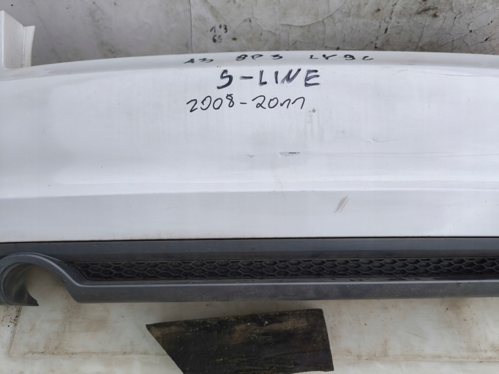 Бампер задня audi a3 8p 3-двері 3d ly9c 2008-2011 s line bez pdc kompletny ! Доставка