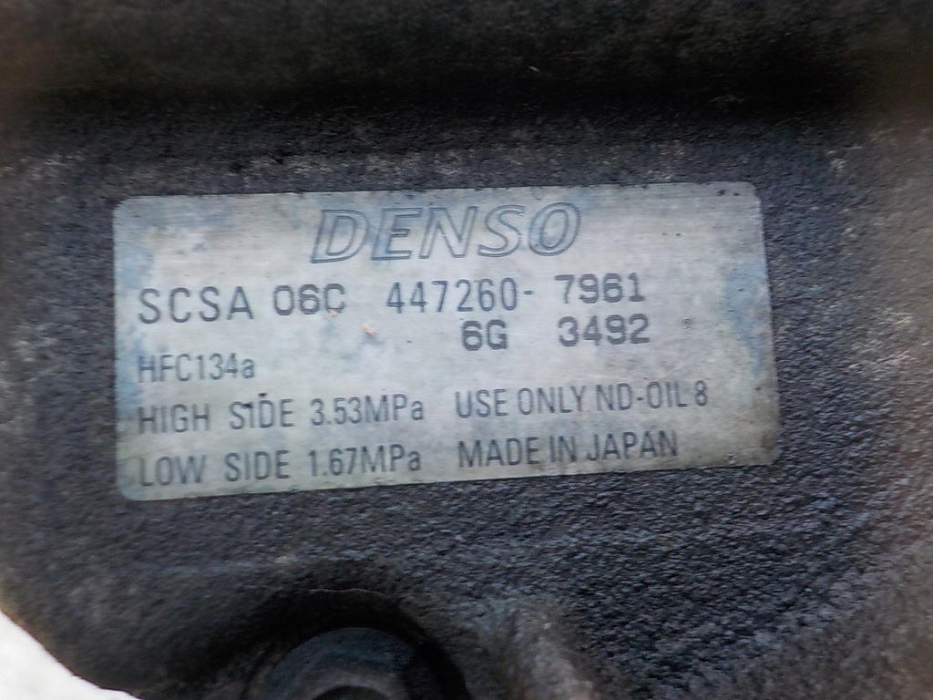 фото №5, Corolla e12 1.4 d4d 1nd компрессор кондиционер 447260-7961