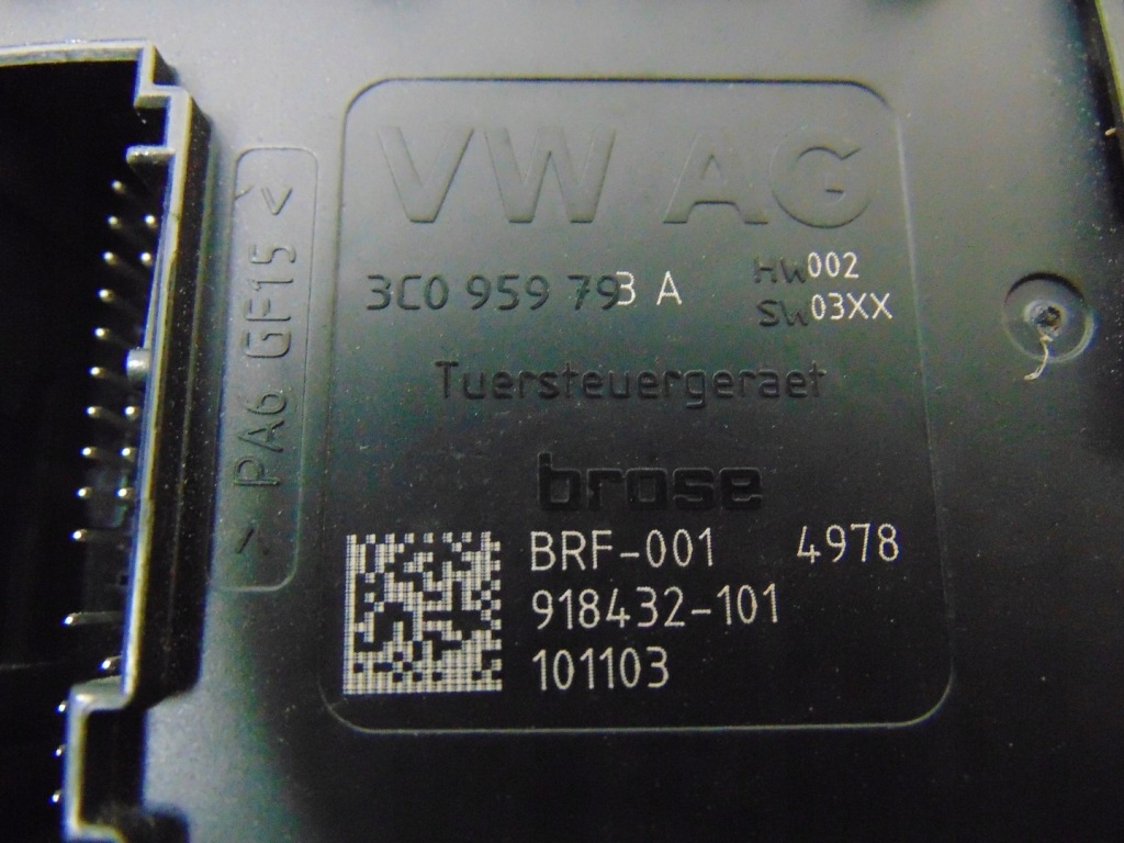 фото №14, Механізм скло лівий перед vw passat b7 3c0959793a