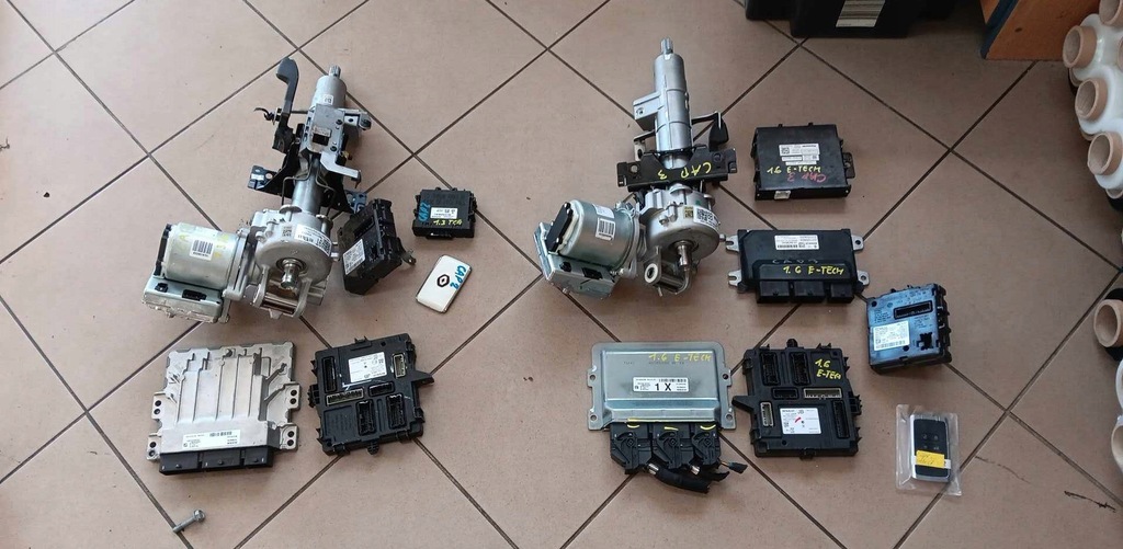 фото №1, Набір стартовий блокування колонка модуль блок керування renault captur ii