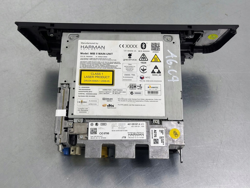 фото №10, Audi a6 s6 c7 4g 2017 панель / радиопроигрыватель cd/dvd/gps 4g1035021a