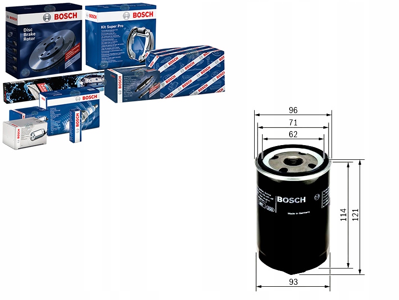 Купить Bosch фильтр масла 6439143 1109a7 ct7701029279 1227