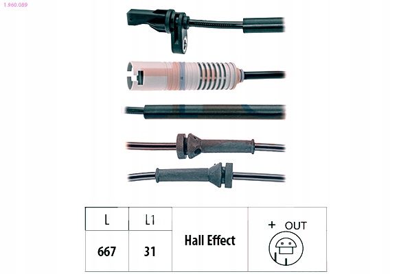 фото №2, Датчик, швидкість обертова колеса eps 1.960.089