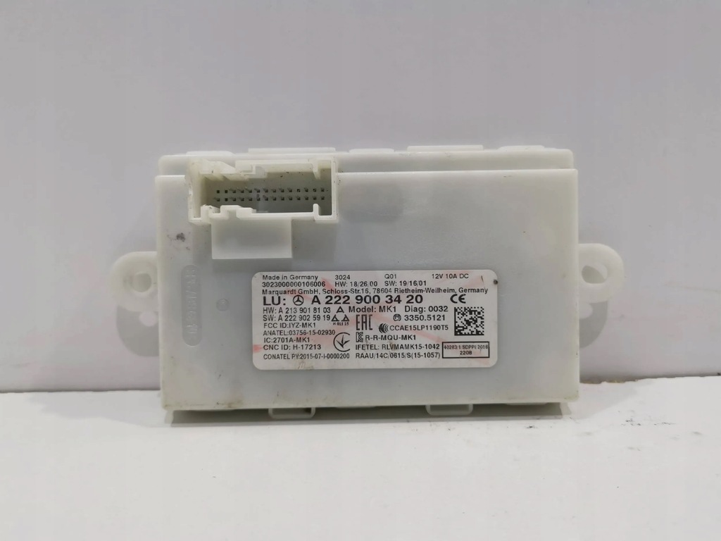 фото №1, Модуль блок управления keyless mercedes w222, a2229003420