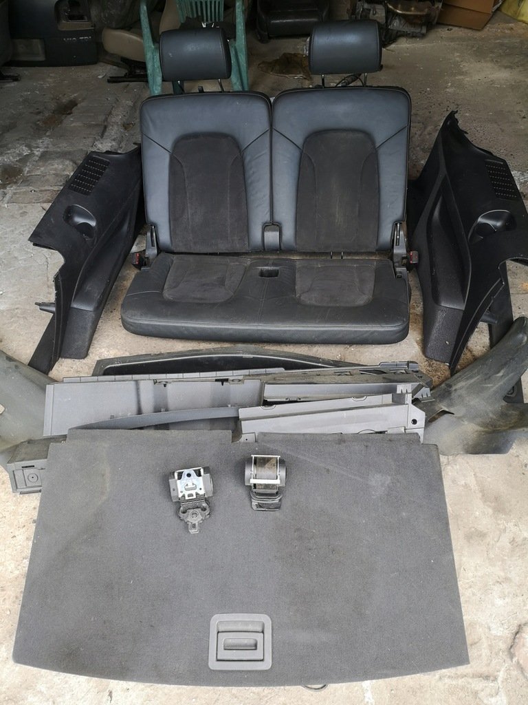 фото №1, Сидіння trzeci ряд сидіння комплект шкіра алькантара audi q7 4l