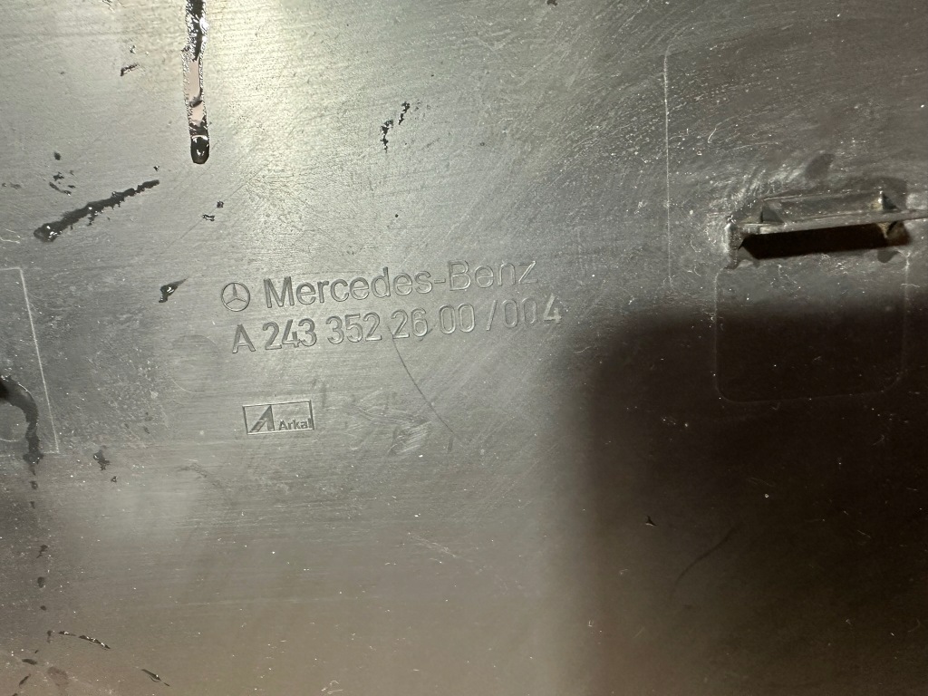 Захист дна, pod підрамник, накладка підрамник mercedes eqa w243, h243 Доставка