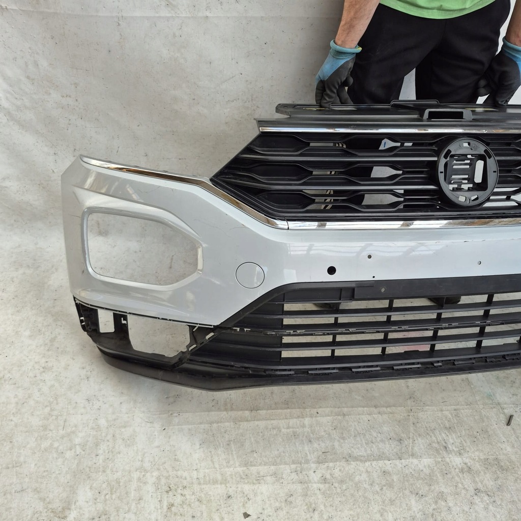 фото №2, Vw t-roc 2ga r-line 17- бампер перед передній pdc