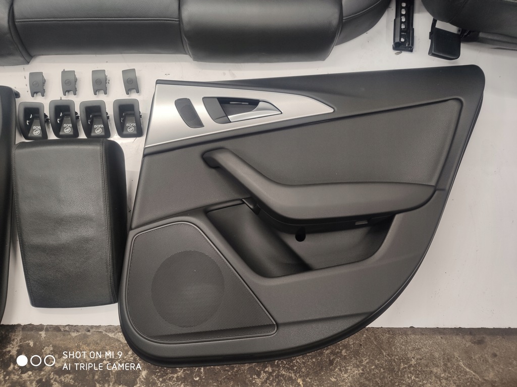 фото №9, Audi a6 c7 sedan сиденья заднее сиденье обшивки