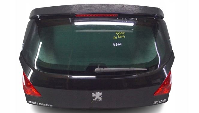 фото №1, Крышка багажника багажника задняя peugeot 3008 i ktvd