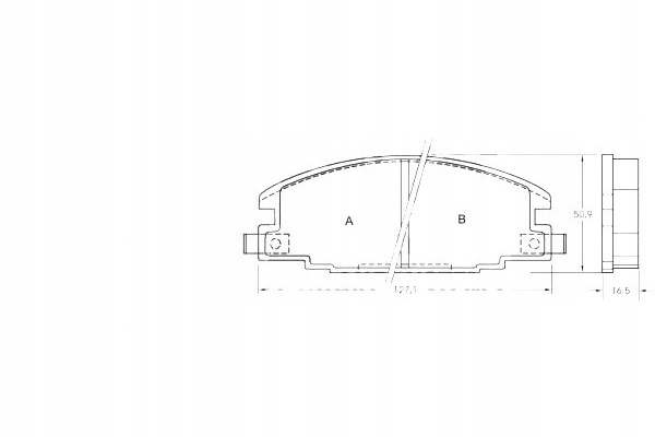 фото №1, A.b.s. гальмівні колодки гальмівні isuzu campo 2.2 d kbd27