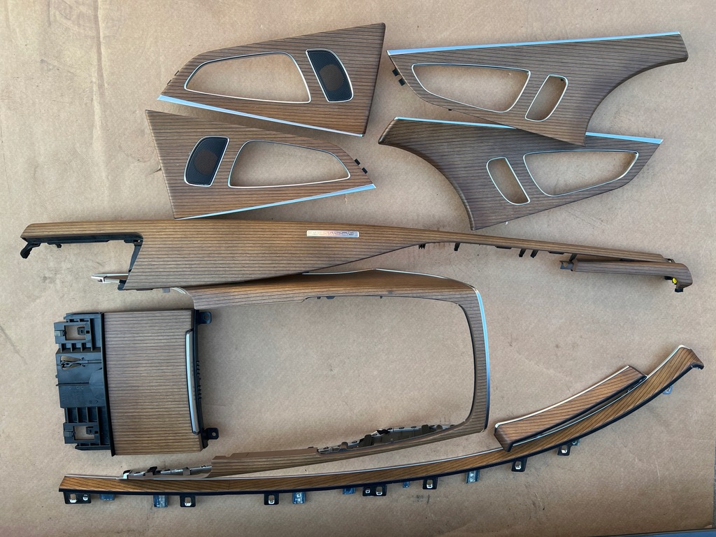 фото №14, Audi a7 c7 4g накладки декори декоративні nussbaum beaufort kb4 drewno jachtowe