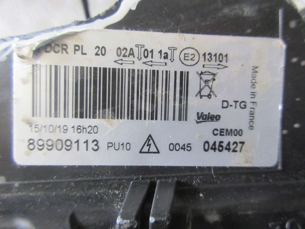 фото №8, Лампа фара правый citroen ds3 lift led ксенон оригинал