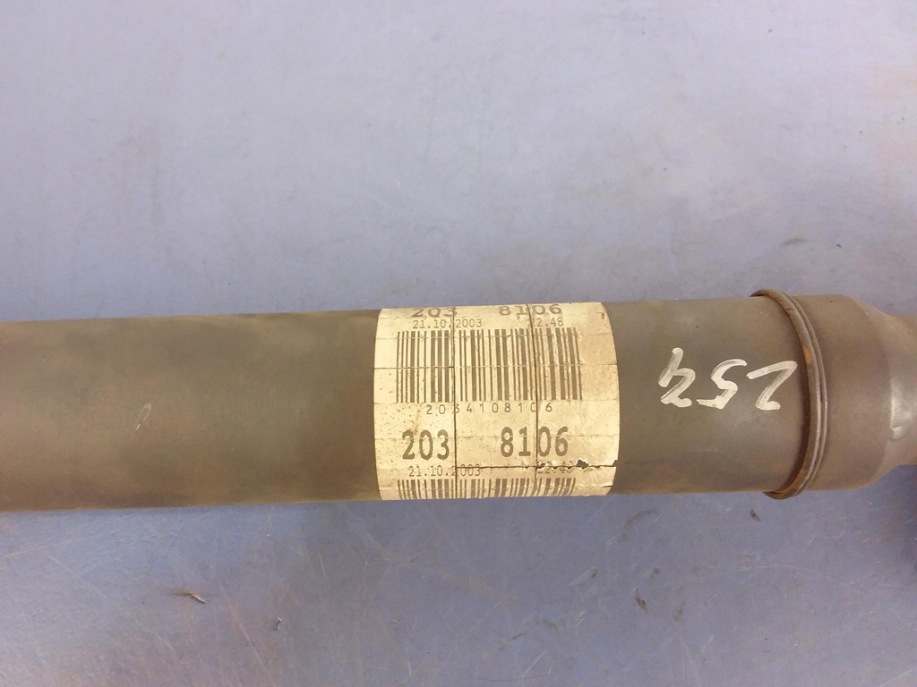 фото №6, Mercedes c w203 2.2 cdi wał привідний 2034108106