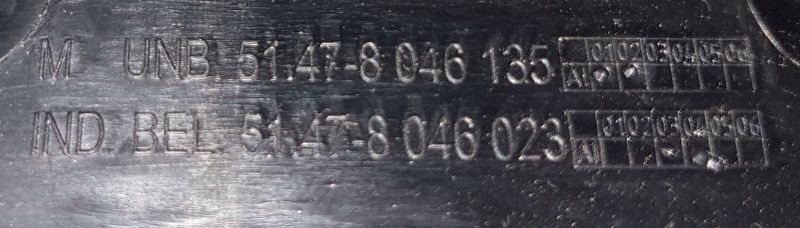 фото №6, Bmw f01 накладки пороговые перед задняя