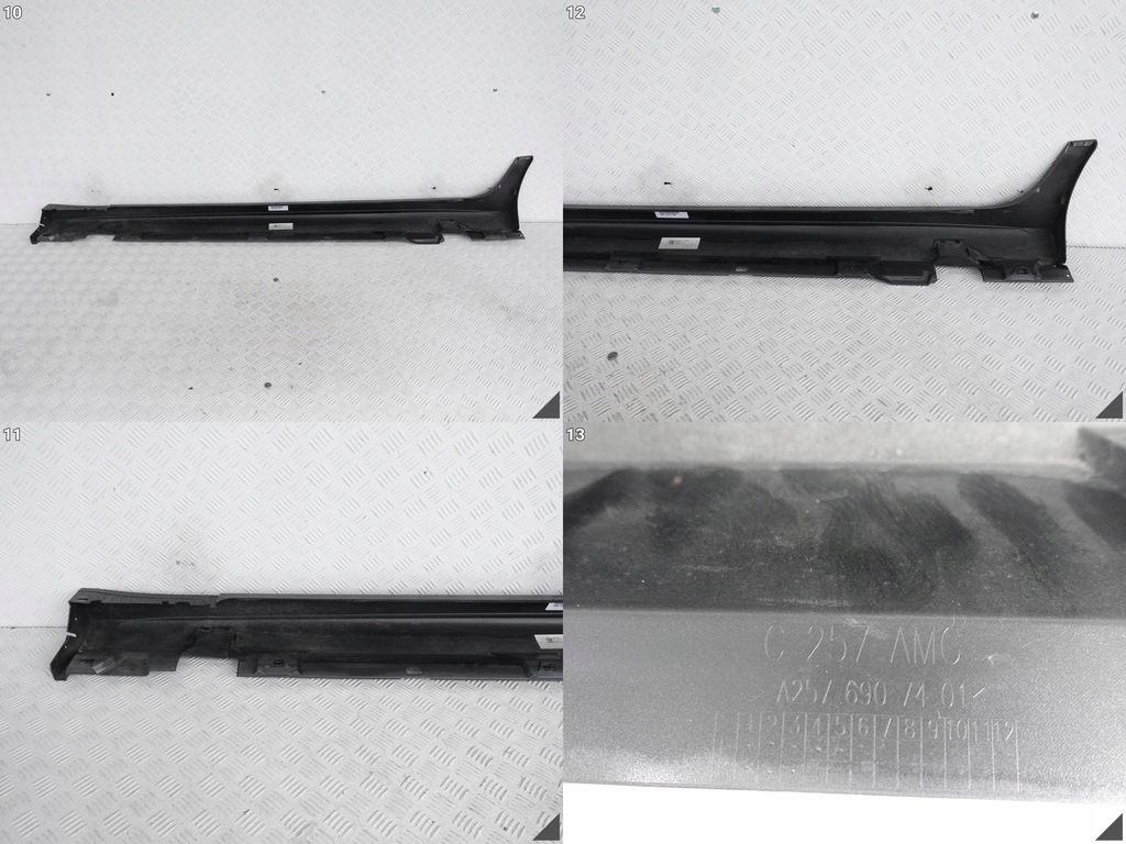 фото №11, Mercedes cls c257 amg 17- порог молдинг накладка r