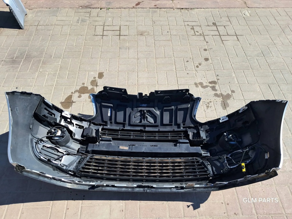 фото №12, Citroen c3 picasso бампер передний kompletny серебристый