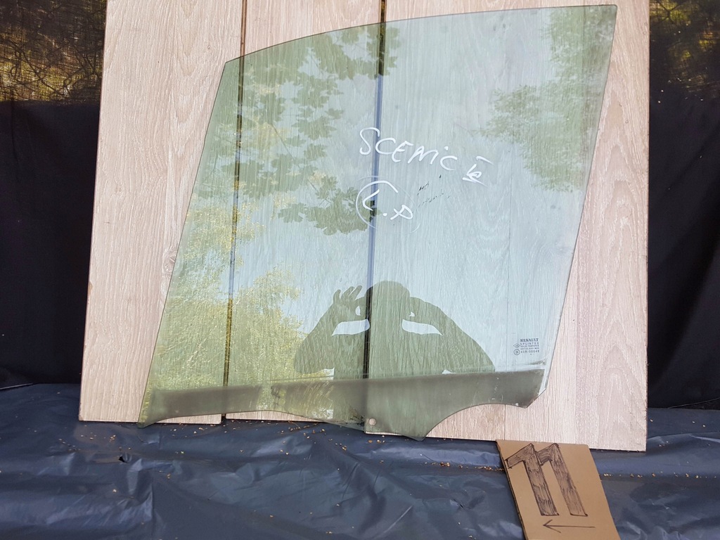 фото №1, Стекло боковая левая передняя левый перед renault scenic ii