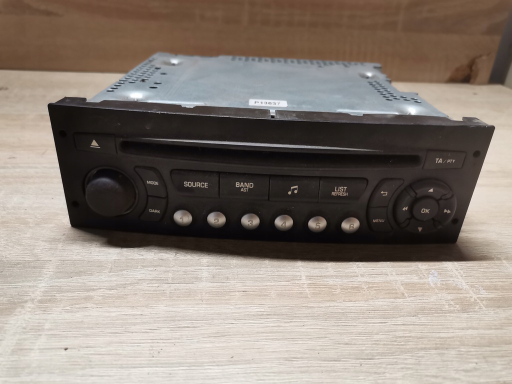 фото №1, Радіо заводський citroen berlingo iii peugeot partner iii 98032839xt