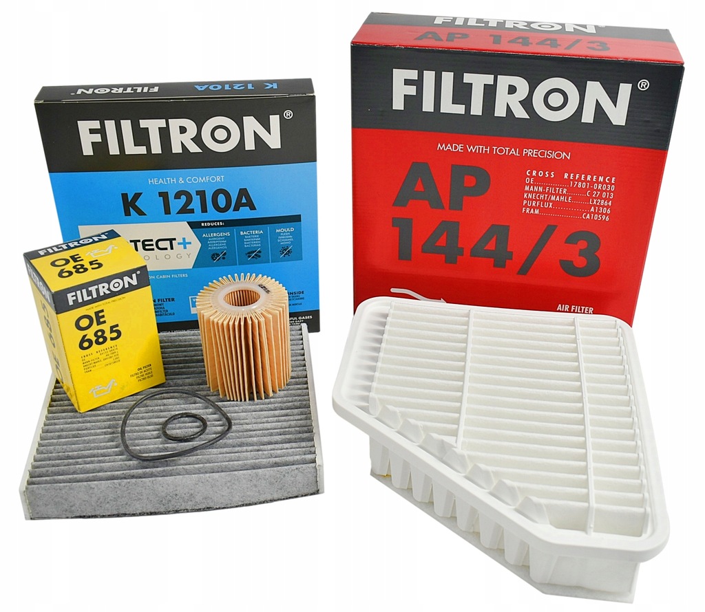 фото №1, Filtron набір фільтрів toyota auris e18 2.0 d4d