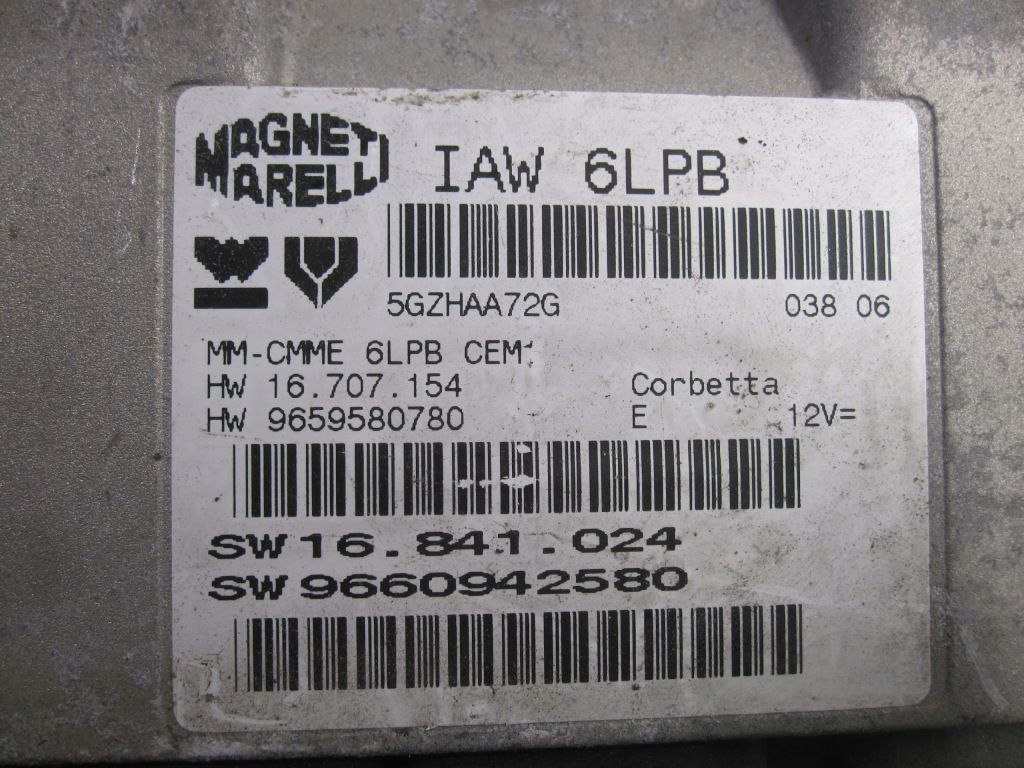 Peugeot citroen 2.2 b блок керування двигуна 9660942580 9659580780 Ціна