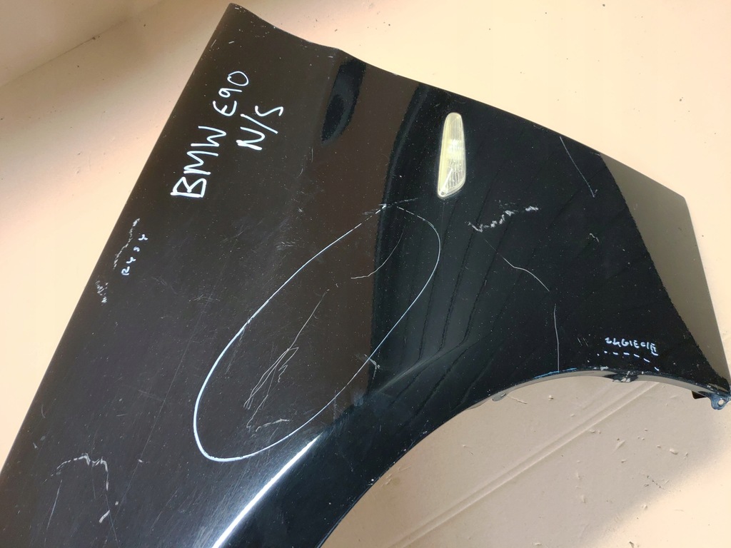 фото №9, Крыло левый перед bmw 3 e90 e91 чёрный