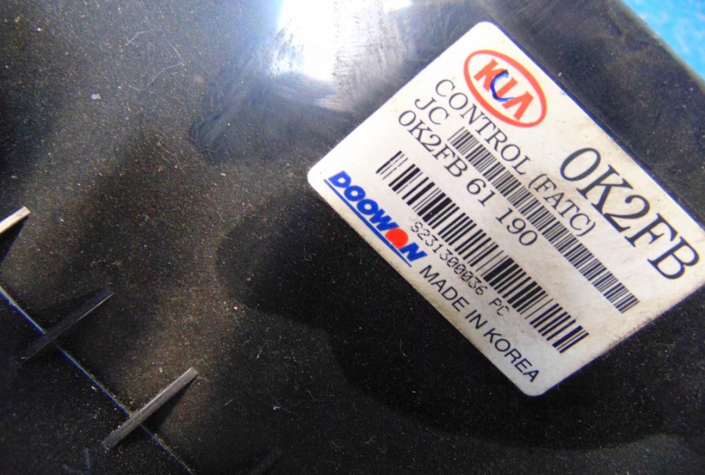 фото №6, Kia carens 2 ii 2.0 crdi панель обдув управление вентилятор ok2fb61190