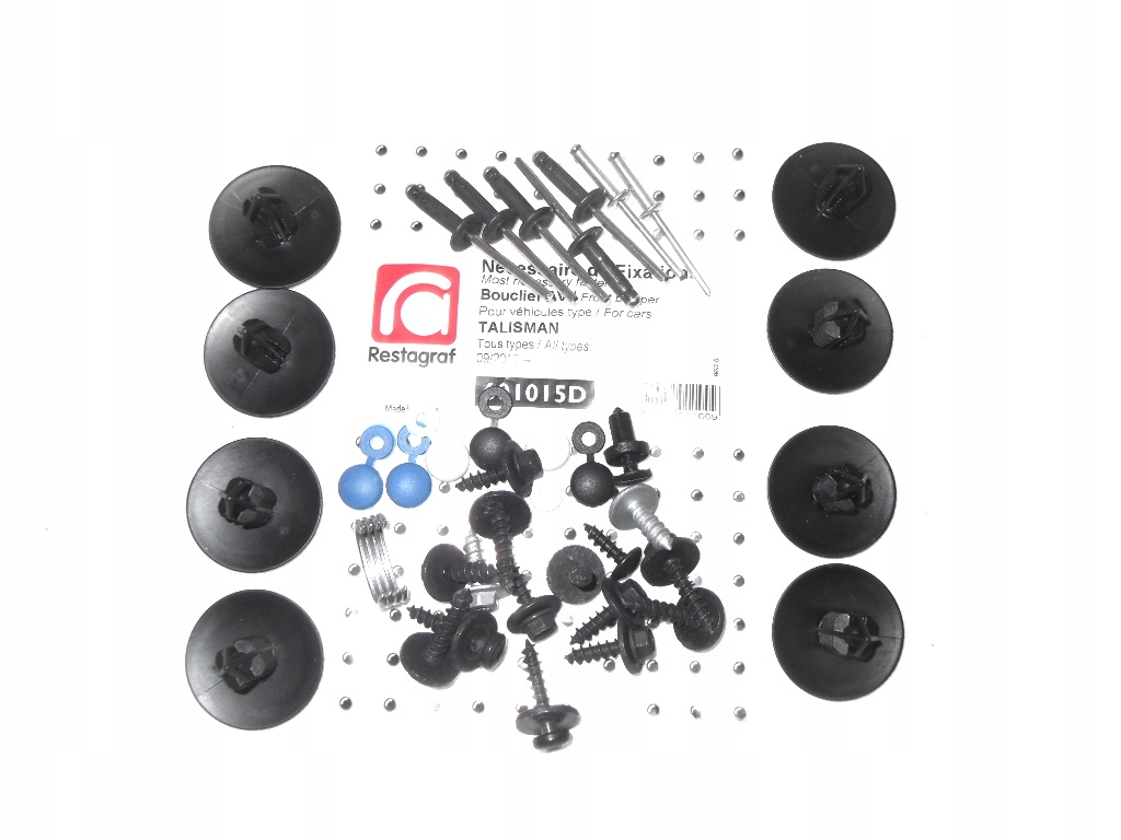 фото №1, Набор клипсы бампер перед renault talisman