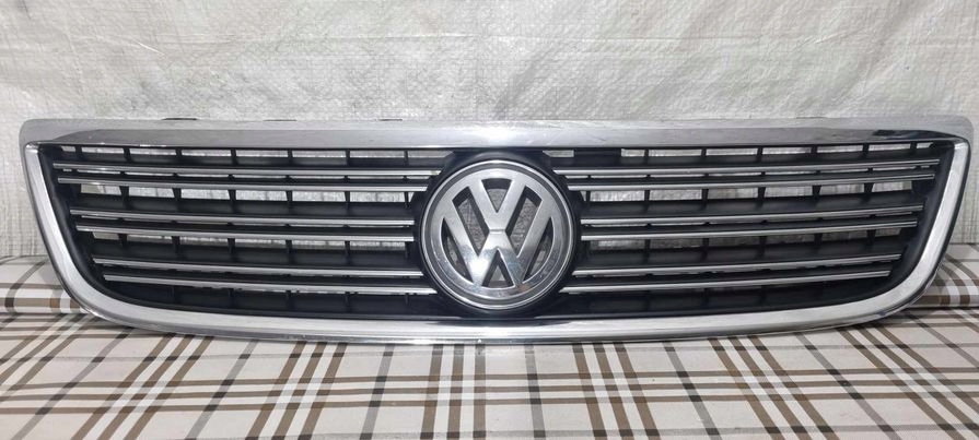 фото №1, Решётка радиатора решётка радиатора решётка впуск хром vw phaeton