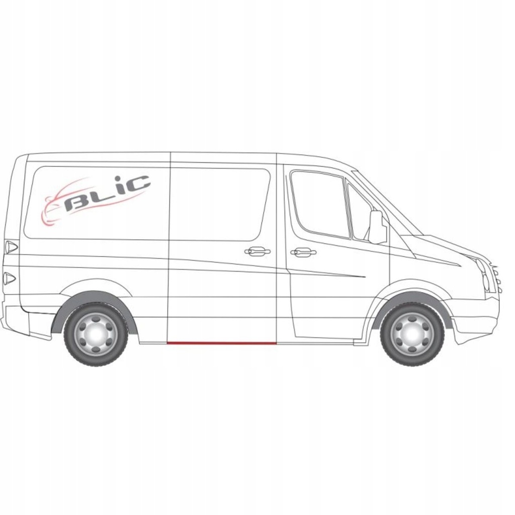 фото №2, Порог задняя r mercedes mercedes vw sprinter crafter