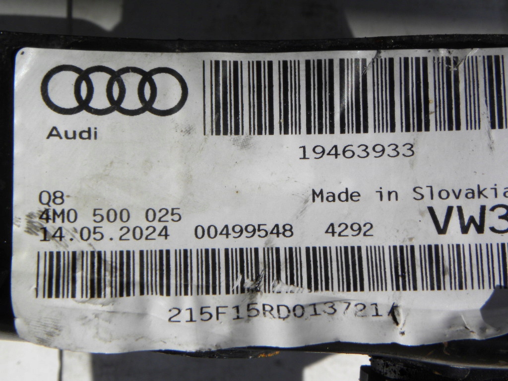 фото №14, Audi q7 трансмісія kierownicza-wózek задній