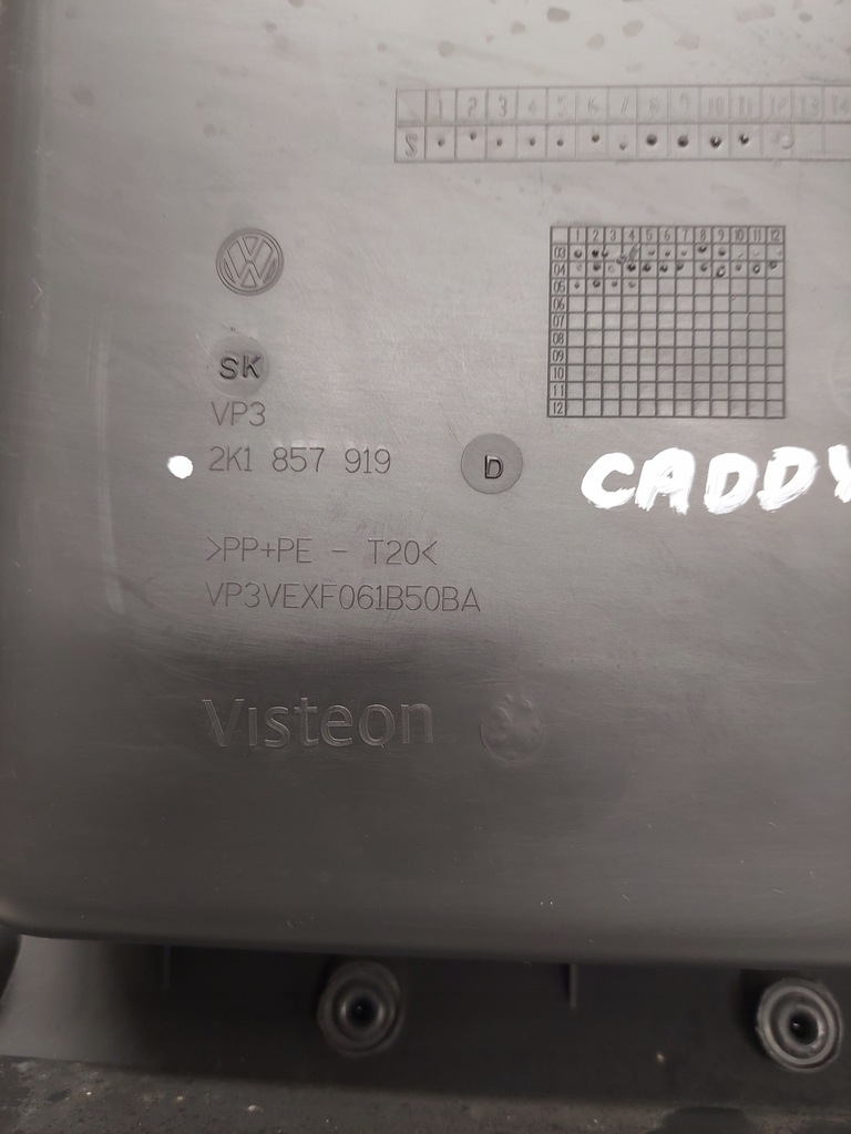 фото №6, Бардачок полка пассажира vw caddy iii 2k1857919b