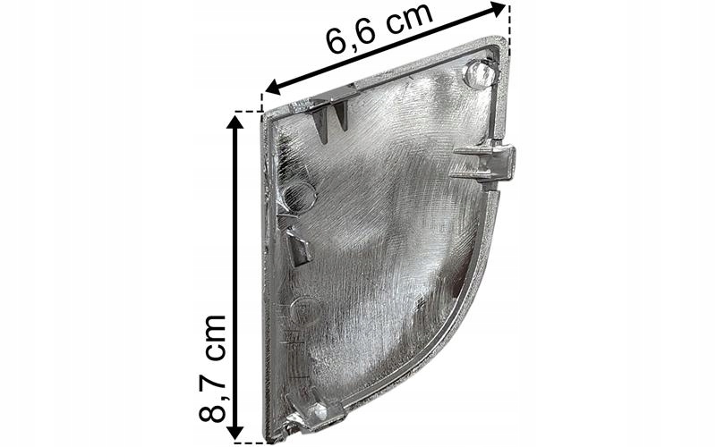 фото №3, Scania s r g заглушка бампера przy halalogenie права хром 2256155