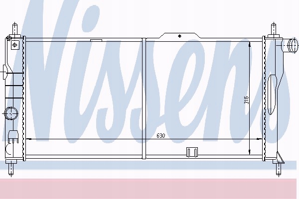 фото №14, Радіатор двигуна opel kadett e kadett e combo 1.6