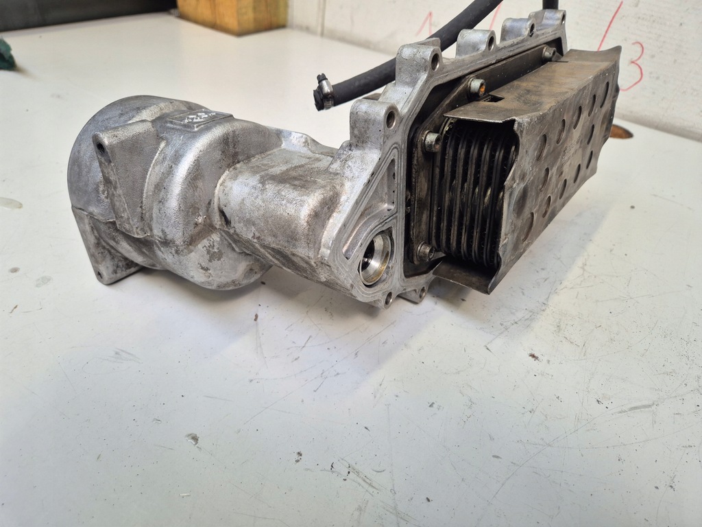 фото №11, Радиатор масла теплообменник тепла основание фильтра bmw e38 e65 740d 4.0d m67