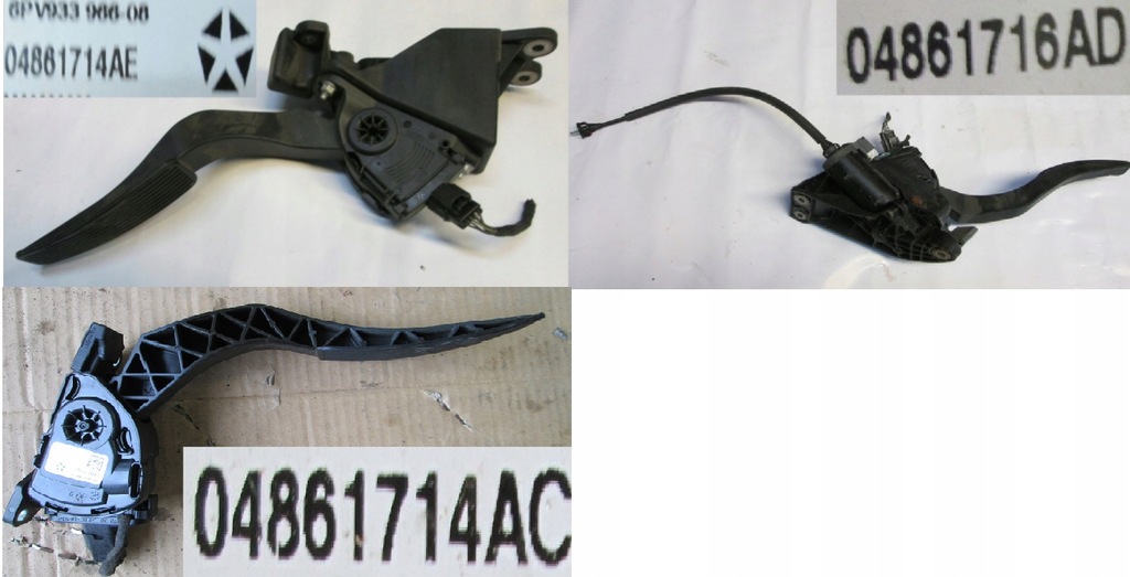 фото №1, Chrysler 300 ii 13 педаль газу швидкості 04861714ae