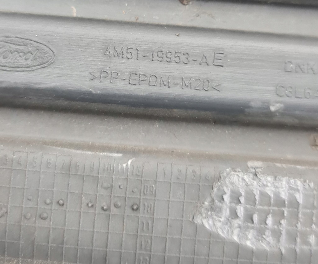 фото №7, Ford оригинальный номер 4m5119952ae решётка вентиляционная, бампер