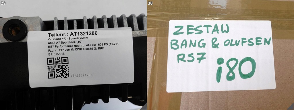 фото №12, Audi rs7 s7 a7 4g8 c7 10-18 lift набор динамиков усилитель bang & olufsen