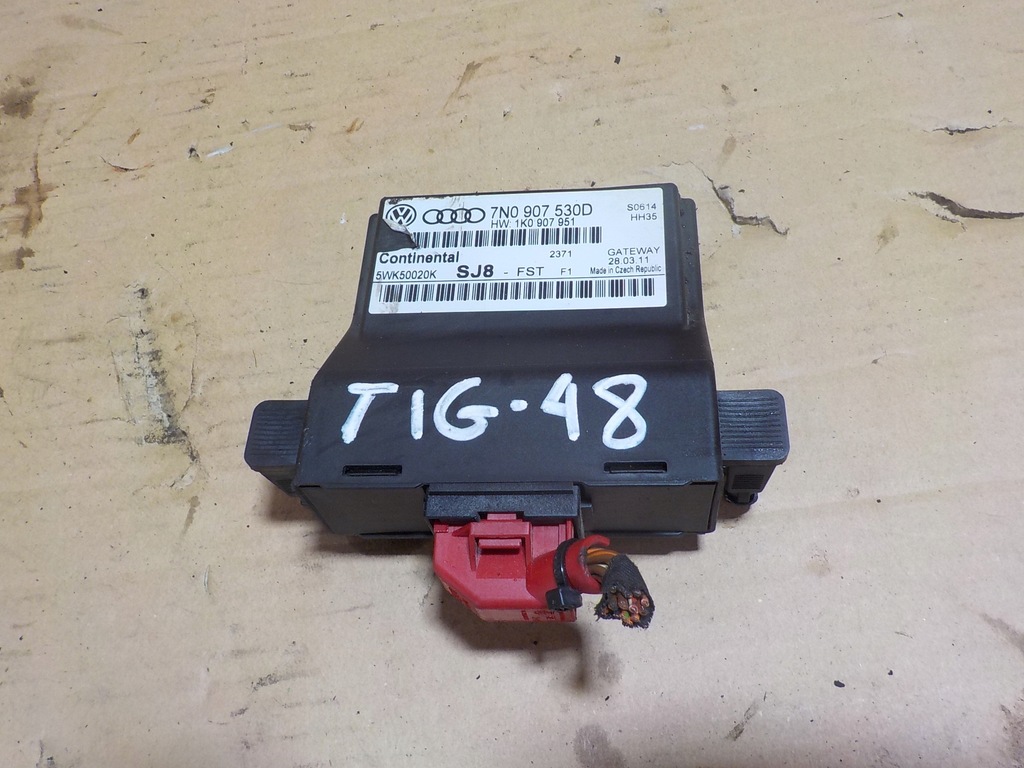 фото №1, Vw tiguan модуль шлюз 7n0907530d