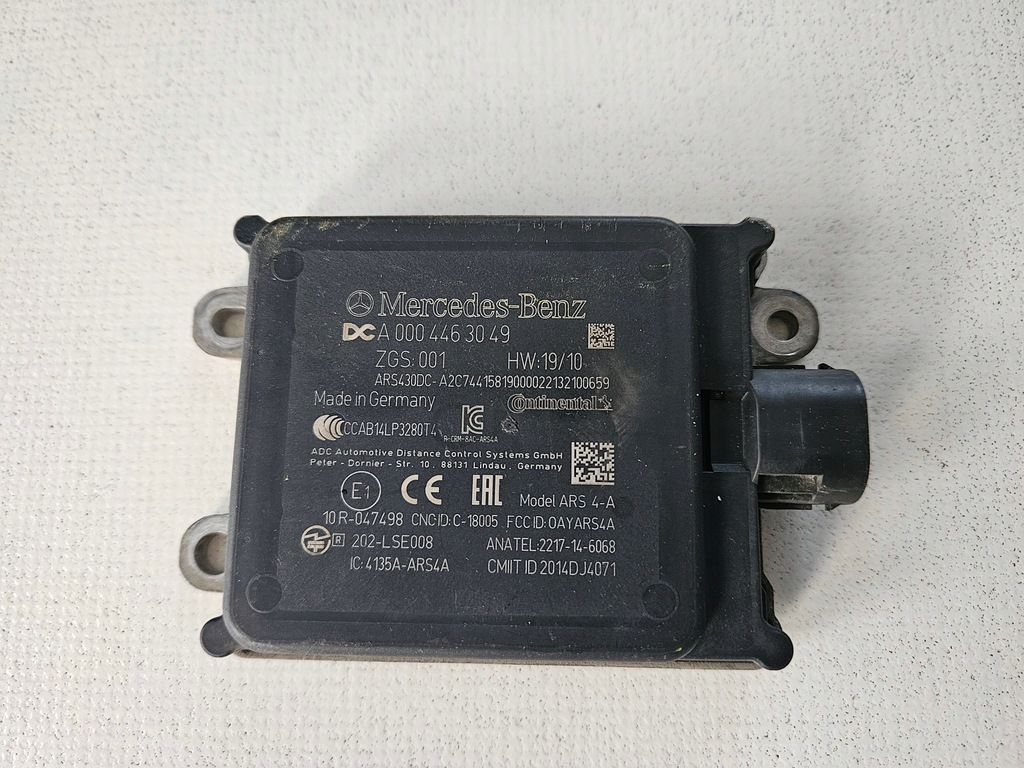 фото №1, Mercedes benz actros радар, distronic датчик a0004463049