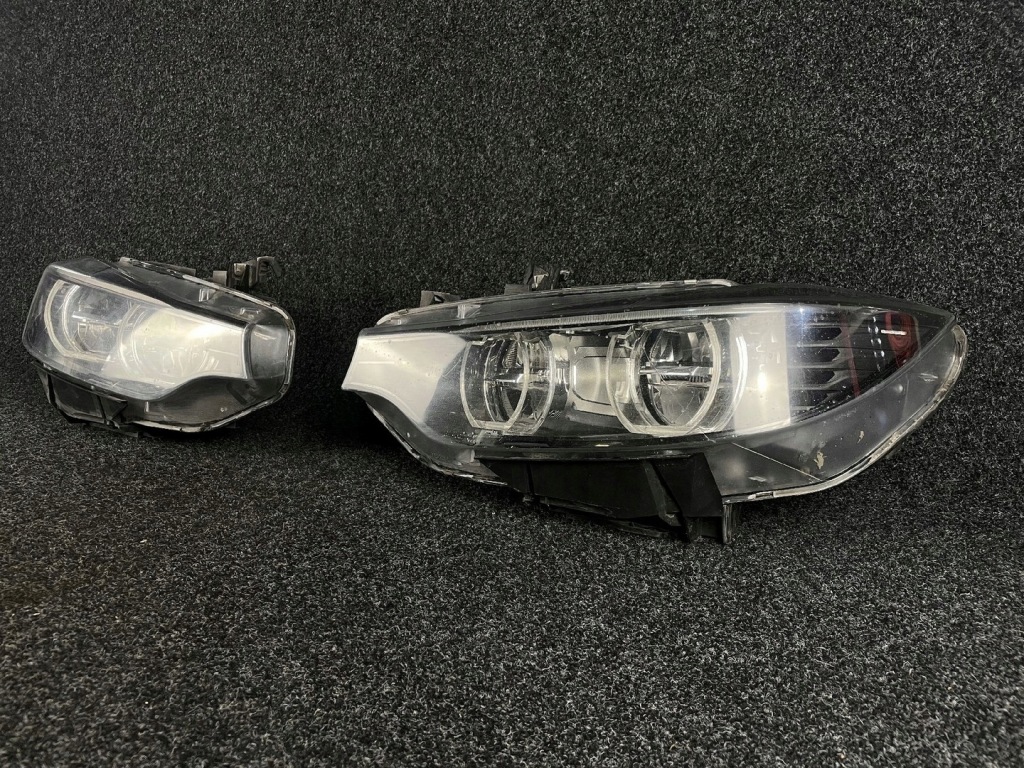 фото №4, Bmw seria 4 f32 лампа full led права ліва перед blackout чорні салон