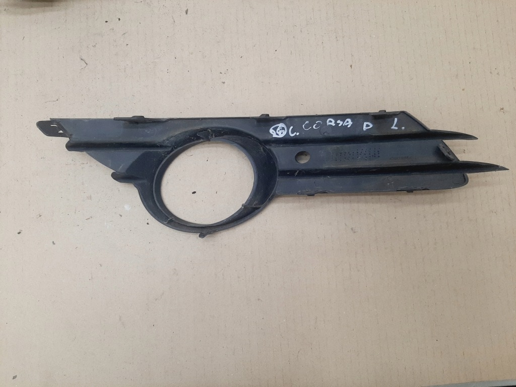 Противотуманная фара + решётка бампера левое  левая перед opel corsa d 2006-2011 Цена