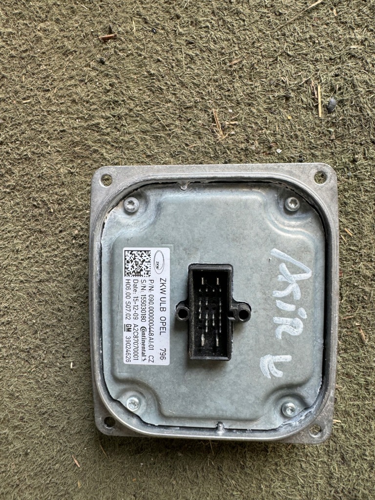 фото №1, Opel astra k 5 v перетворювач модуль лампи 39024626