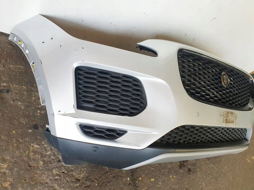 фото №10, Jaguar e-pace 19r x540 men indus silver бампер перед комплект решітка радіатора ґрати