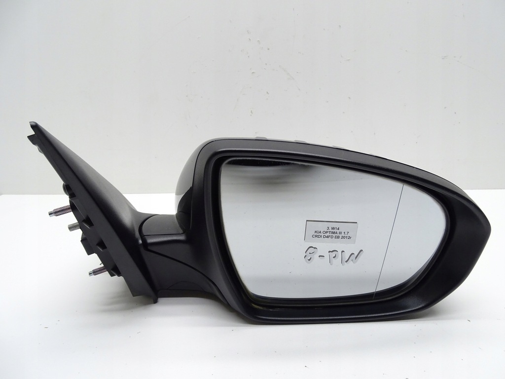 фото №1, Зеркало правое правый перед передние kia optima iii eb 8 pin