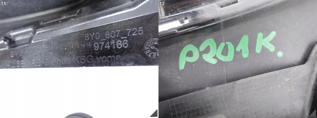 фото №12, Audi rs3 8y0 20- бампер рамка решітка радіатора решітка радіатора перед