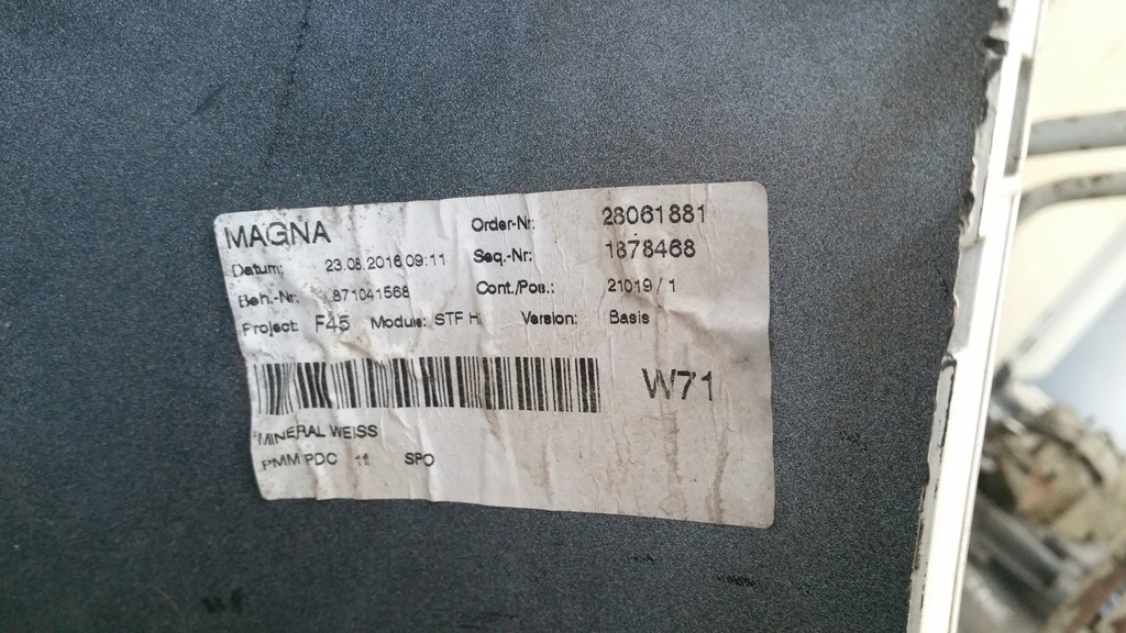 фото №7, Бампер задняя pdc 871041568 bmw 2 f46